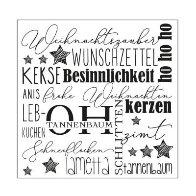 Vaessen Creative Mundart Embossingfolder - Weihnachten